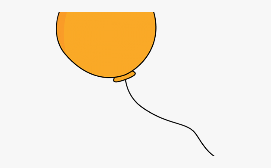 Orange Clipart Balloon - My Cute Graphics Balloon, Transparent Clipart
