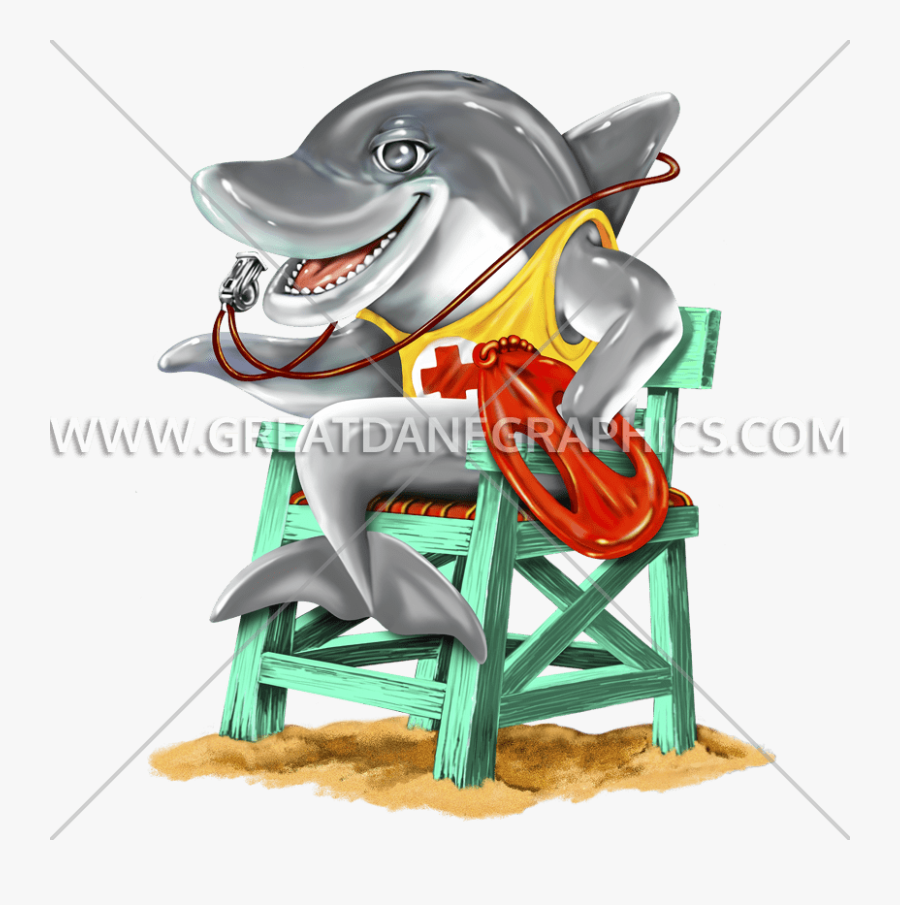 Lifeguard Clipart Pool Toy - Dolphin Sitting, Transparent Clipart