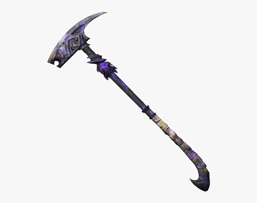 Ice Warhammer - Nordic War Hammer Skyrim, Transparent Clipart