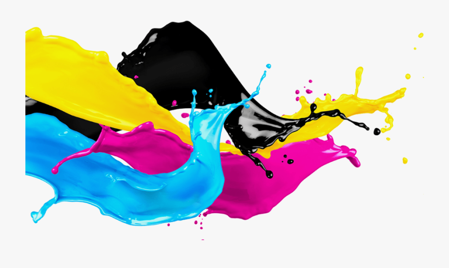 Cmyk Splash Png, Transparent Clipart