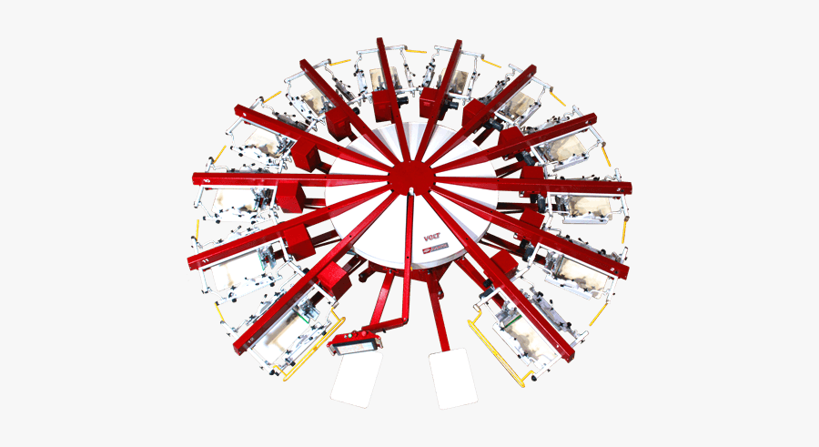 Volt 6-5 Automatic Screen Printing Machine / Press - Graphic Design, Transparent Clipart