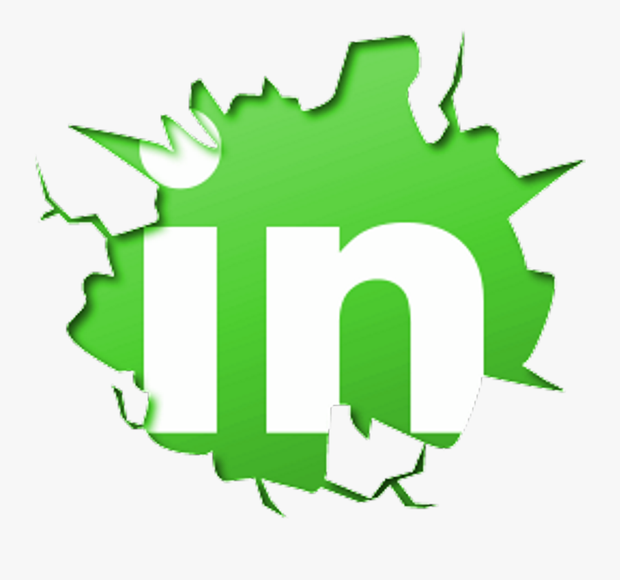 Linkedin - Twitter Crack Logo Png, Transparent Clipart