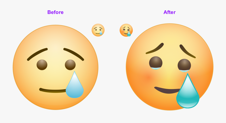 Cry Of Happiness Emoji, Transparent Clipart