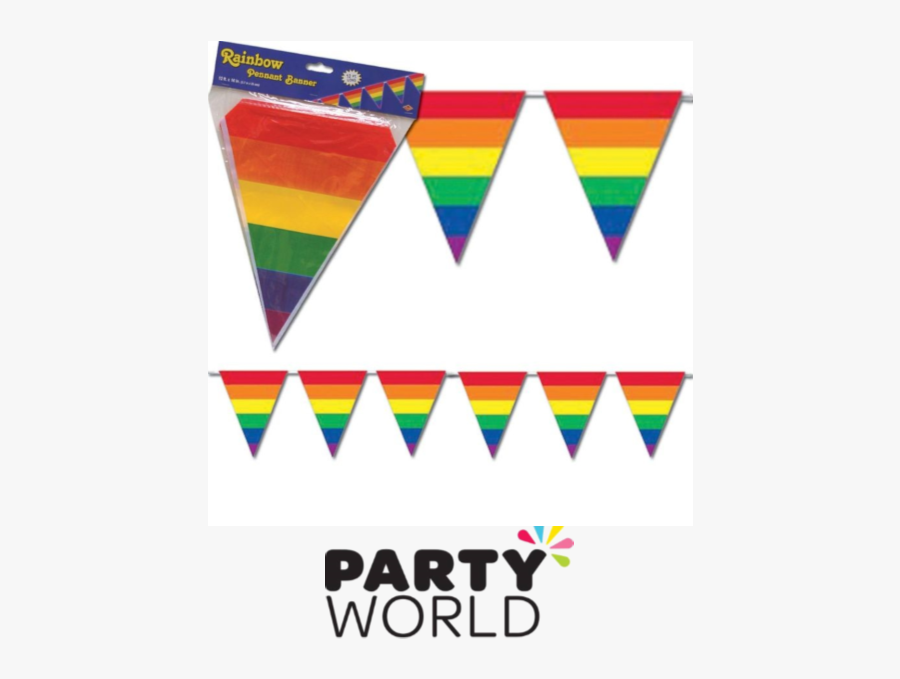 Pennant Clipart Rainbow Banner - Vespa World Days 2010, Transparent Clipart