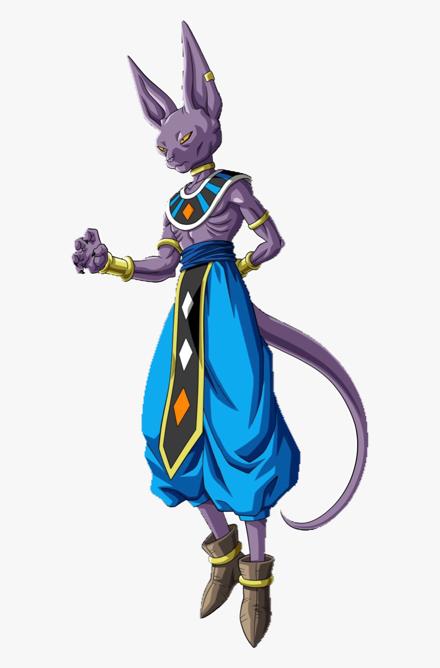 Hd Beerus Sticker - Dragon Ball Beerus Png, Transparent Clipart
