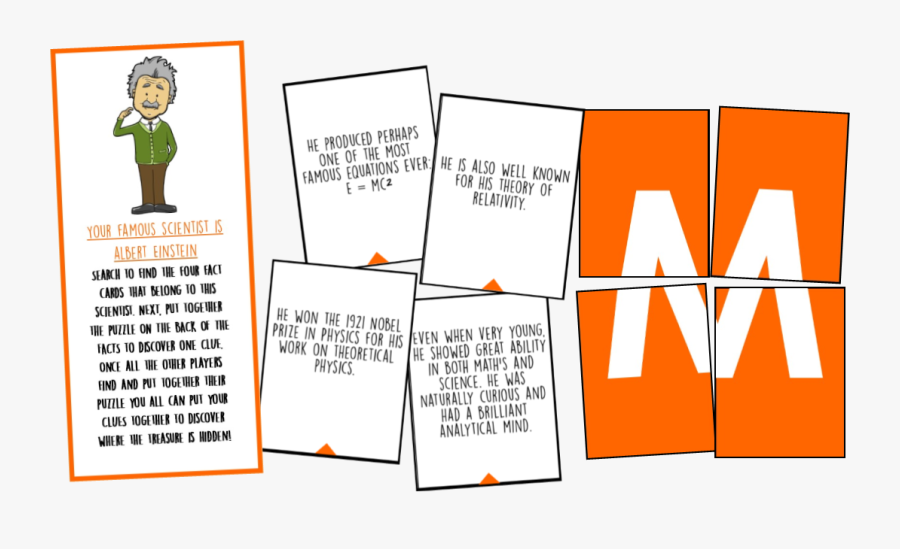 Famous Scientists Fact Files, Transparent Clipart