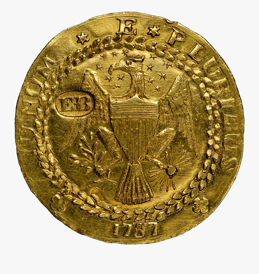 1787 Brasher Doubloon, Transparent Clipart