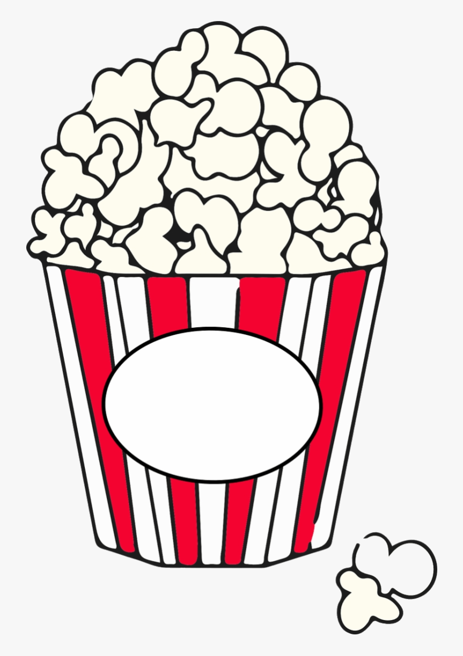 Popcorn Kernel Clip Art Clipart Transparent Png - Popcorn Clipart Black And White, Transparent Clipart