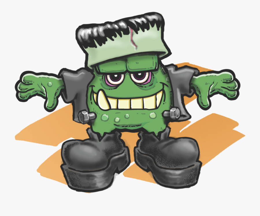 Franken Bac Full Transparent - Food Safety Halloween, Transparent Clipart