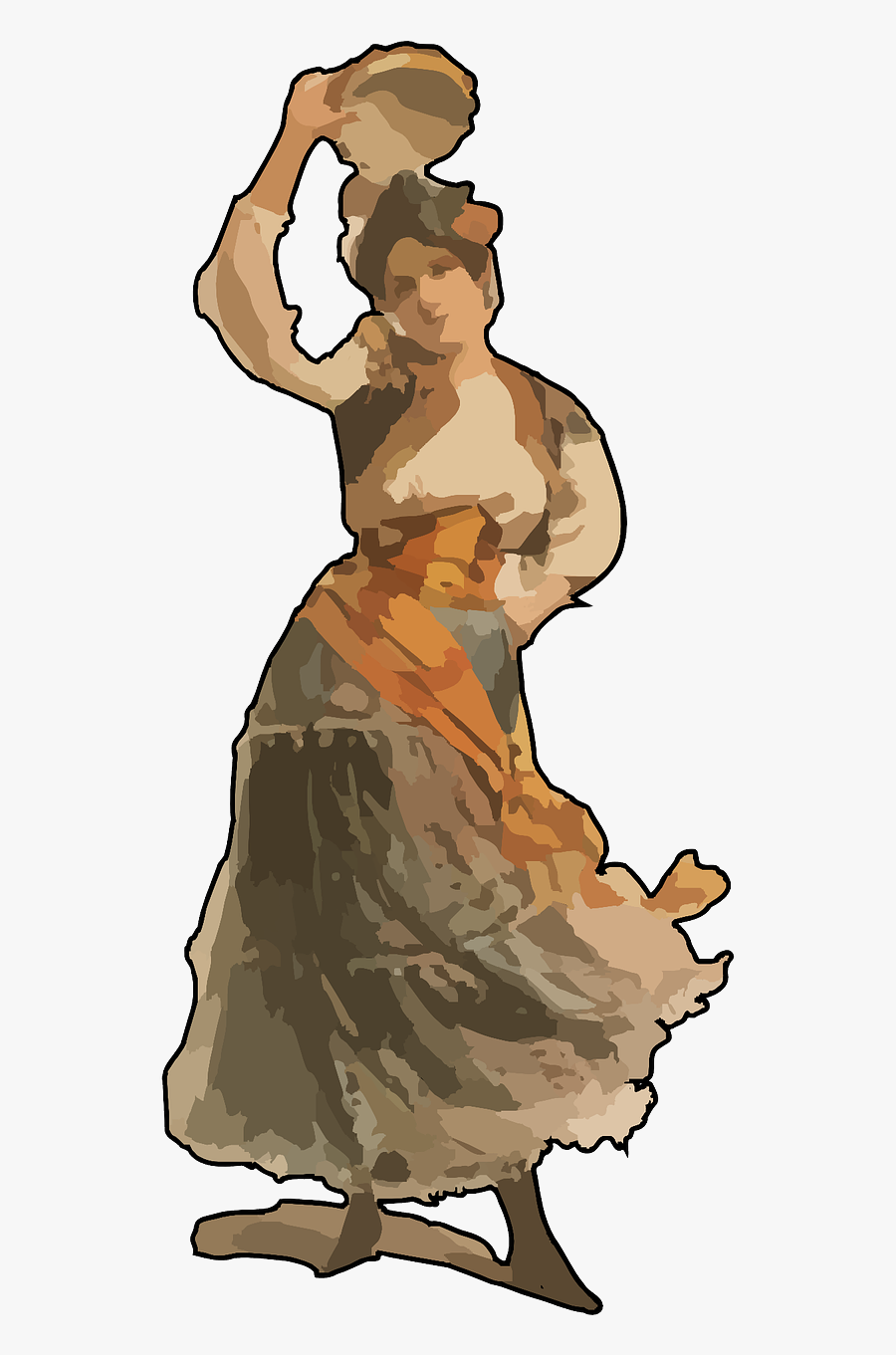 Dance Music Lady Free Picture - Dance, Transparent Clipart