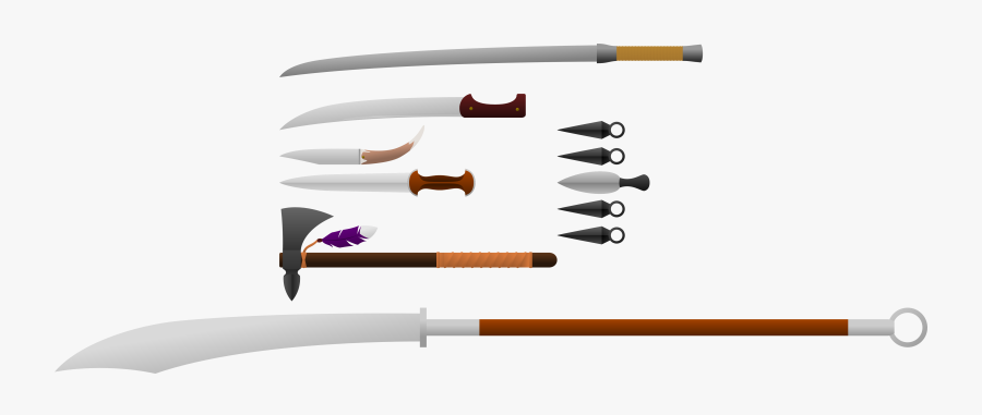 24 - Sword, Transparent Clipart