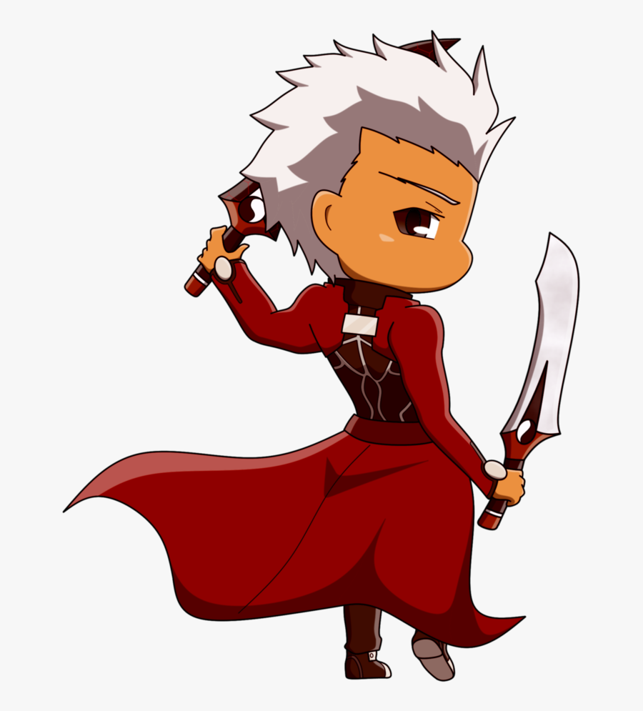 828 X 966 - Archer Fate Stay Night Chibi, Transparent Clipart