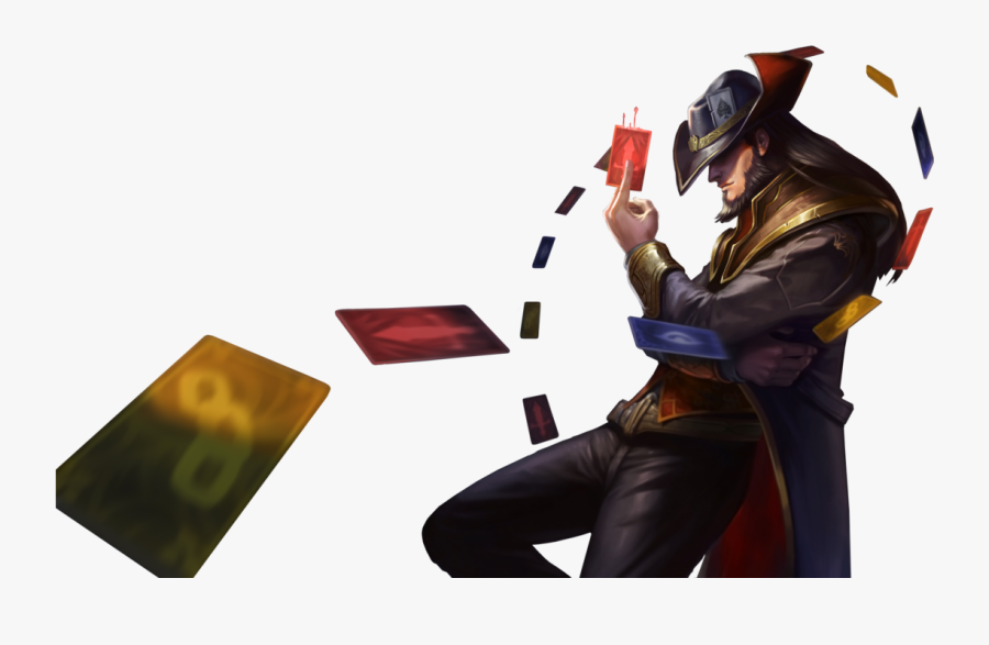 Download Twisted Fate Png Picture - League Of Legends Twisted Fate Png, Transparent Clipart