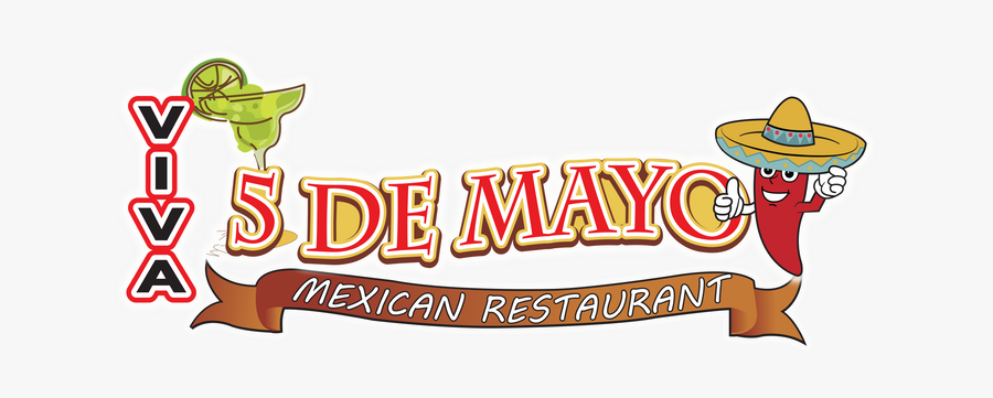 5 De Mayo Mexican Restaurant Logo - Cartoon, Transparent Clipart