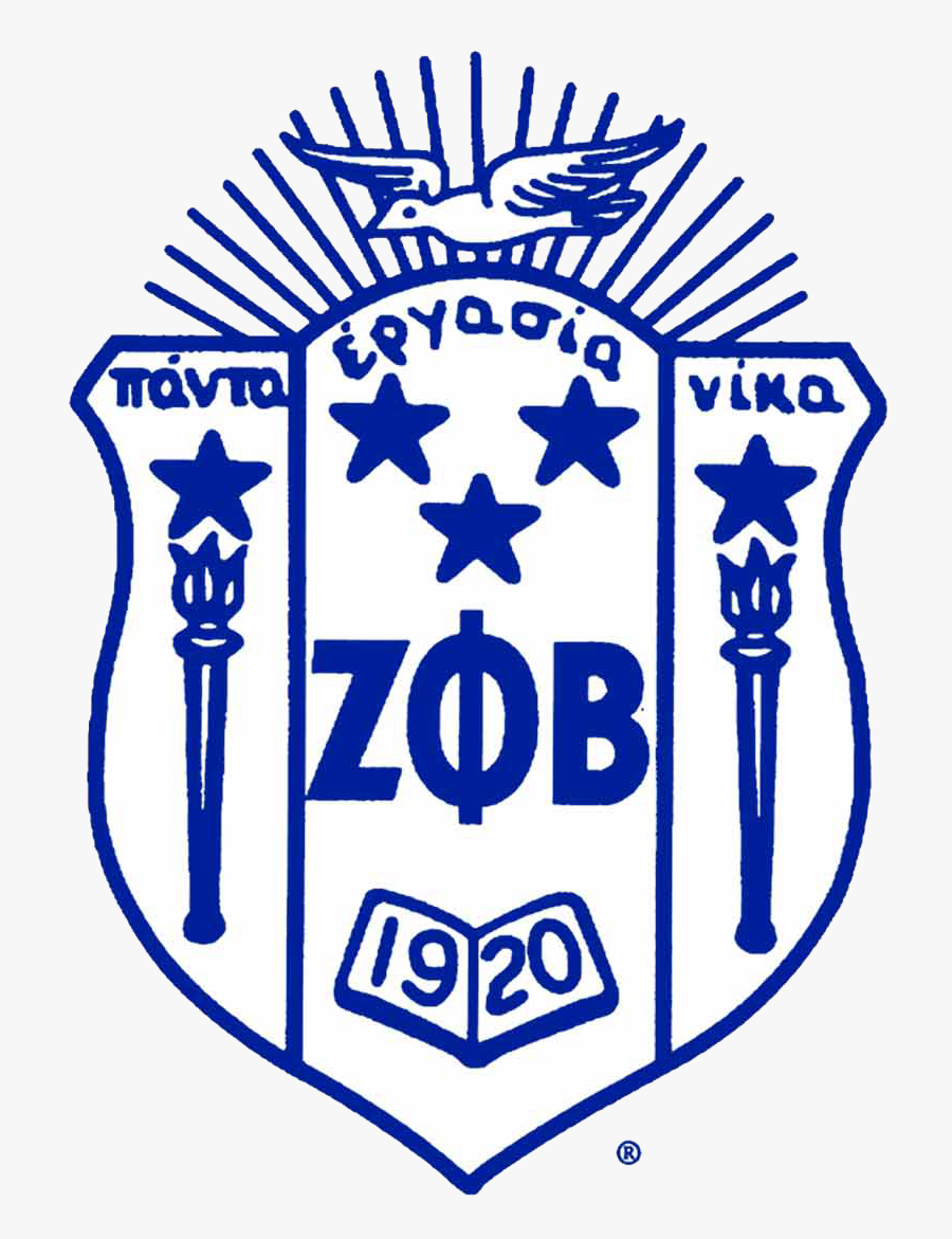 Zeta Phi Beta Sorority Shield, Transparent Clipart