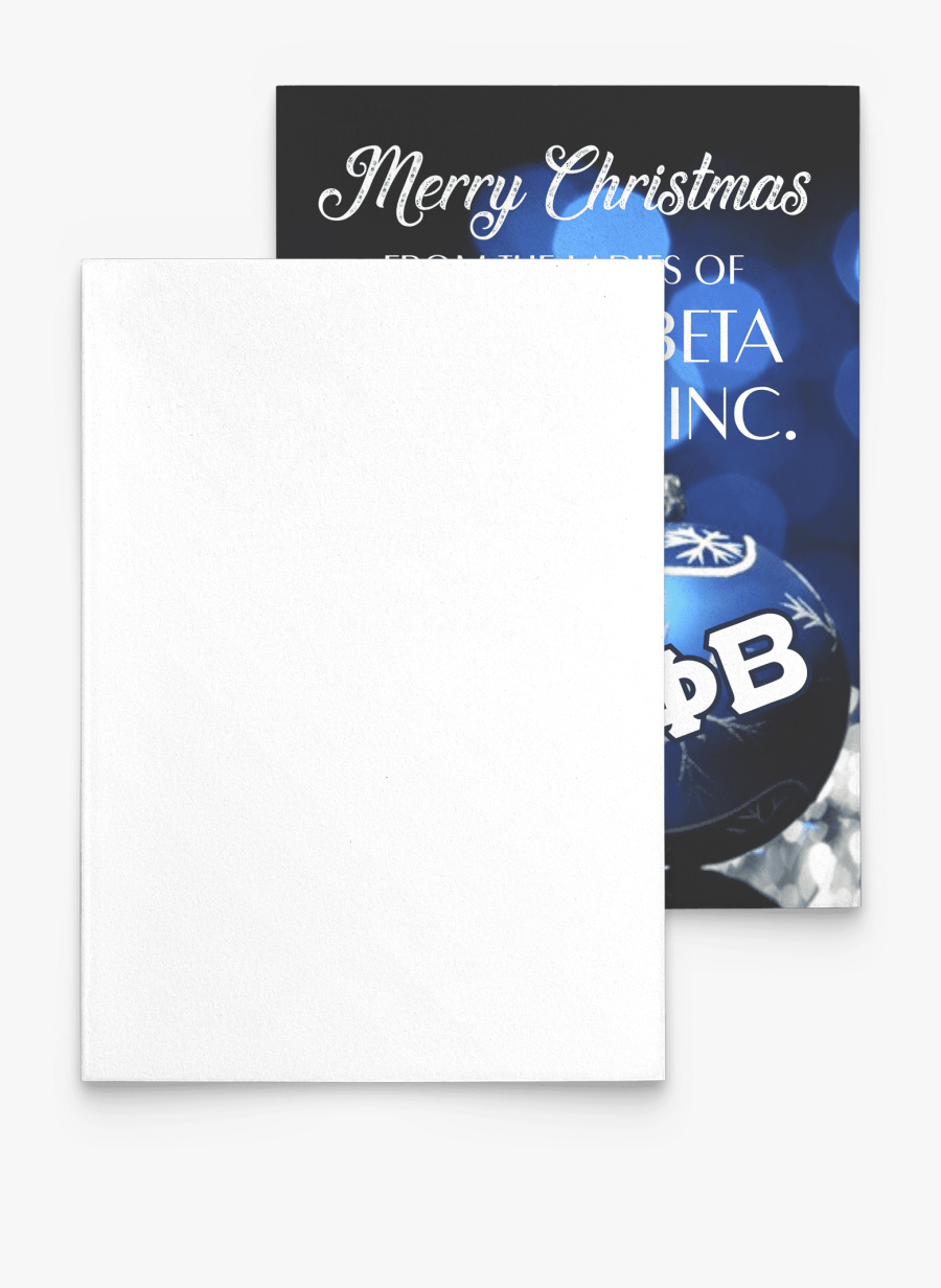 Zeta Phi Beta Christmas Card - Envelope, Transparent Clipart