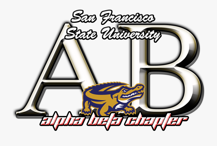 Alpha Beta Chapter - San Francisco State Gators, Transparent Clipart