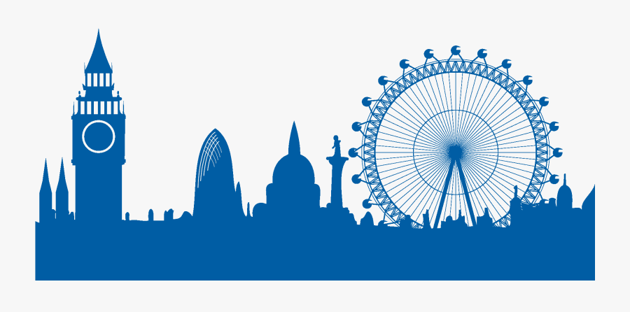 Transparent Worship Silhouette Png - Vector London Skyline Png, Transparent Clipart