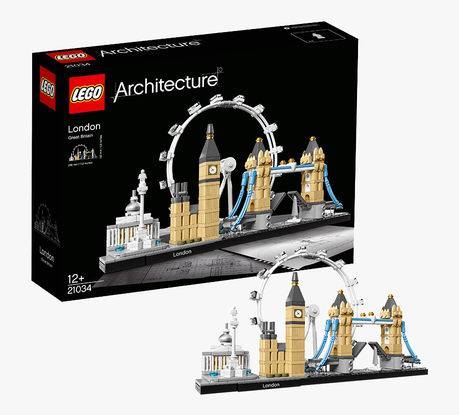 乐高建筑系列21034 伦敦lego 积木玩具收藏 - Lego Architecture 21034 London, Transparent Clipart