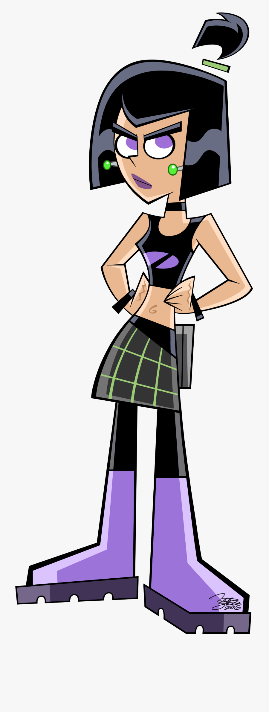 Sc Sam Manson Profile - Sam Danny Phantom Png, Transparent Clipart