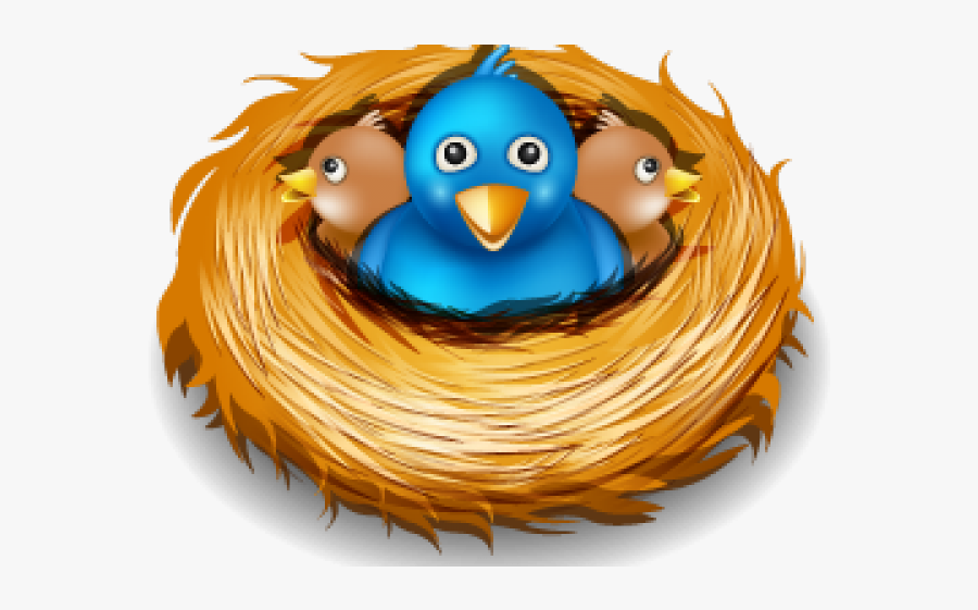 Birds Nest Clipart Owl Nest - Twitter Nest, Transparent Clipart