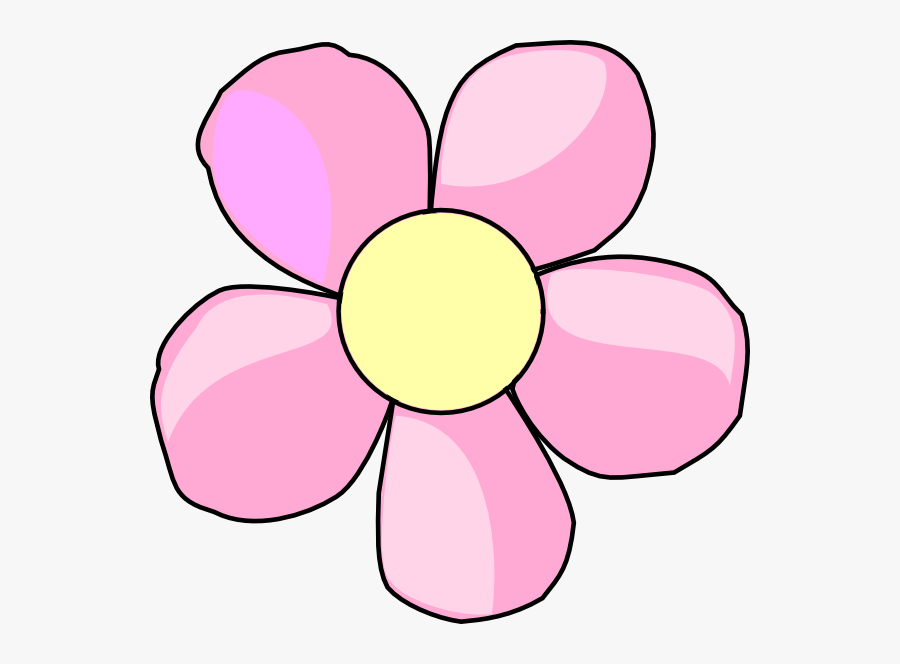 Cute Pink Flower Clipart Png, Transparent Clipart