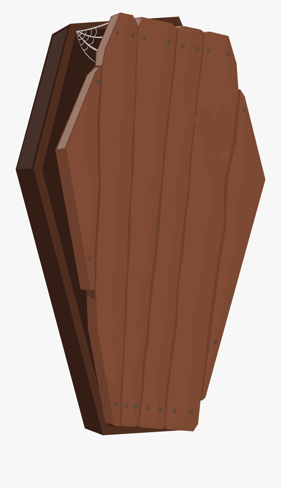 Transparent Coffin Halloween - Wooden Coffin Clip Art, Transparent Clipart