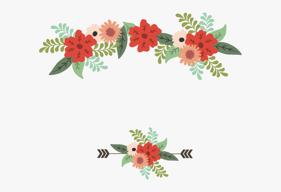 Clipart Transparent Garland Vector Wedding - Garland Vector Wedding Png, Transparent Clipart