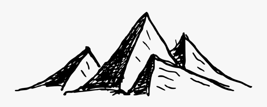 Mountain Drawing Icon Png Transparent, Transparent Clipart