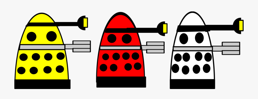 Text,yellow,line - Clipart Dalek, Transparent Clipart