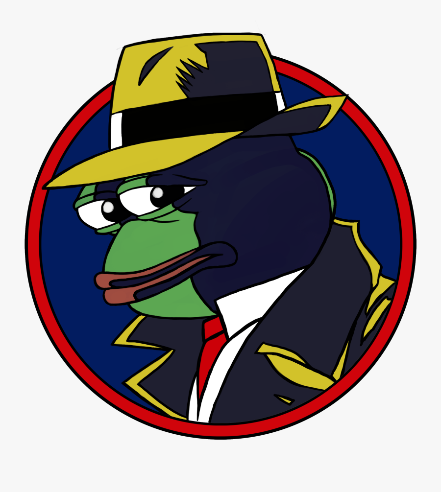 Detective Pepe, Transparent Clipart