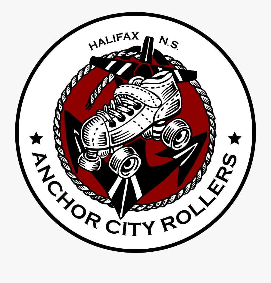 Halifax"s Flat Track Roller Derby League - Anchor City Rollers, Transparent Clipart