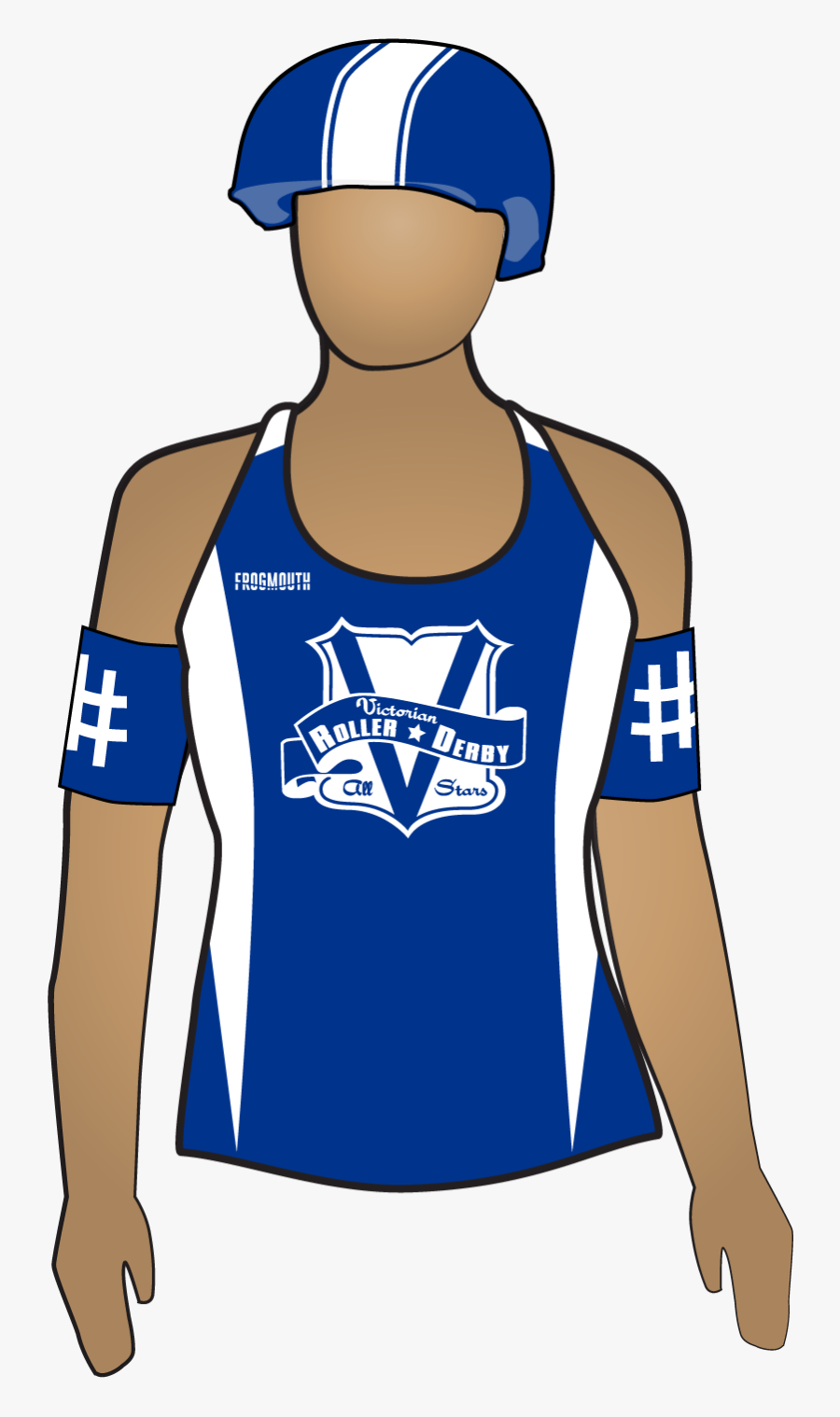 Victorian Roller Derby League Small Stars - Vest, Transparent Clipart