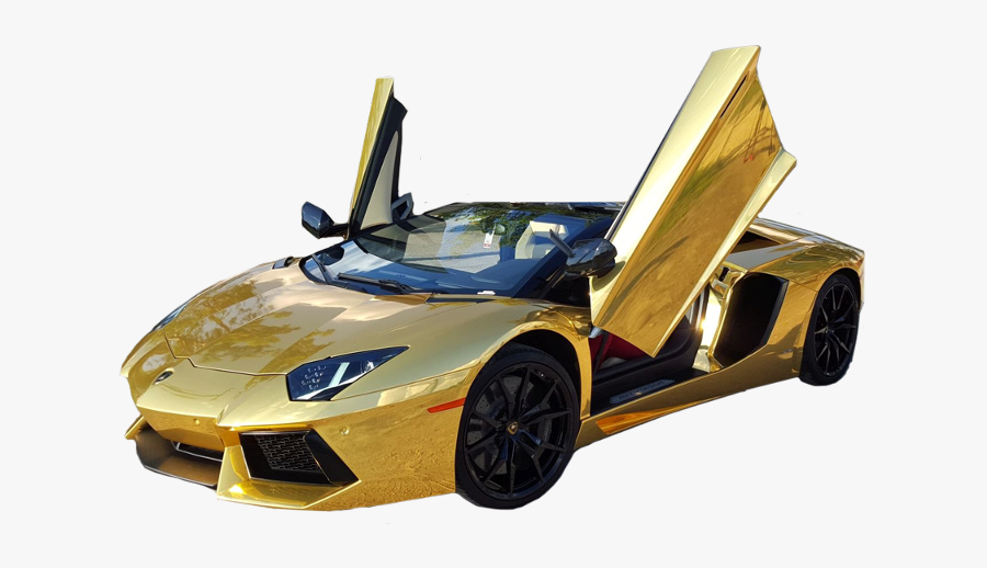 #lamborghini #gold #lamborghini Gold - Diamond Solid Gold Lamborghini, Transparent Clipart