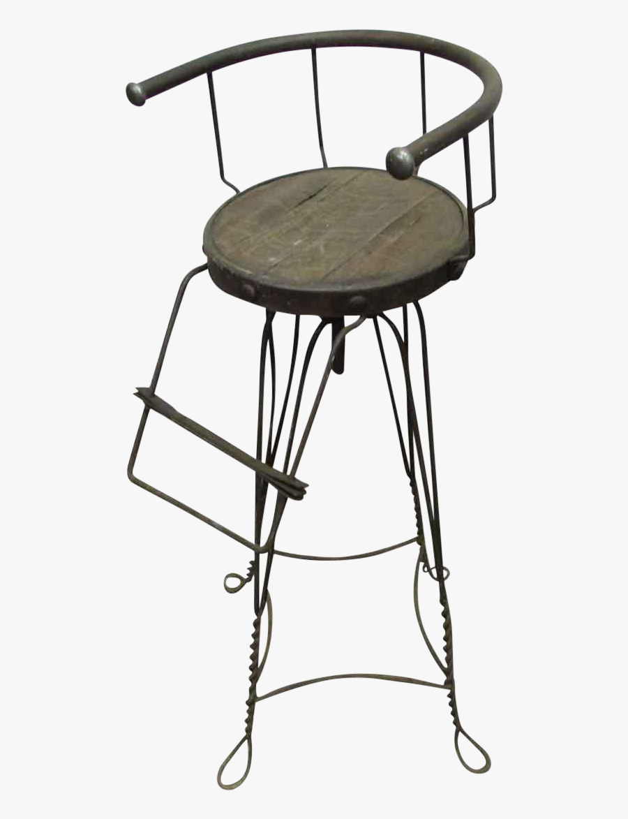 Clip Art Cast Iron Stool - Chair, Transparent Clipart