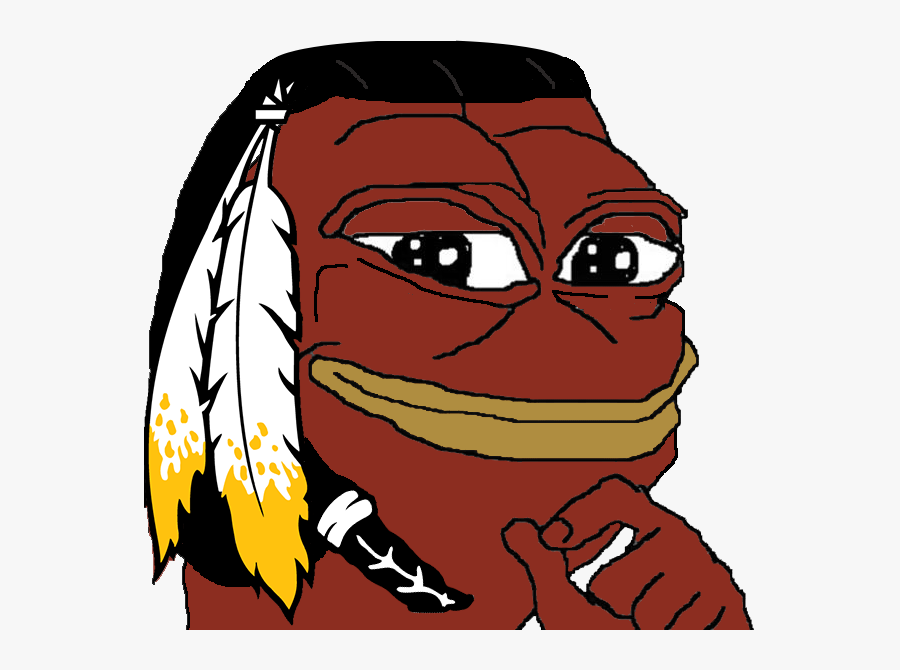 Pepe The Frog /pol/ Internet - Redskins Pepe The Frog, Transparent Clipart