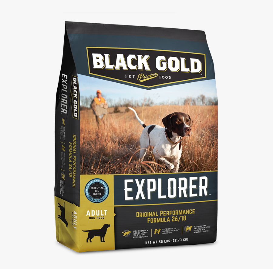 Black Gold Explorer Dog Food, Transparent Clipart