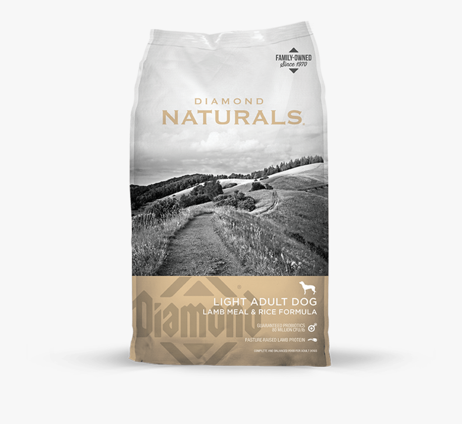 Light Adult Lamb Meal Front Of Bag - Diamond Naturals Light Adult Dog, Transparent Clipart