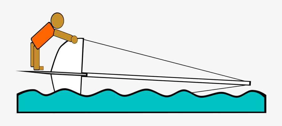 Slope,angle,area - Capsized Sailboat Cartoon, Transparent Clipart