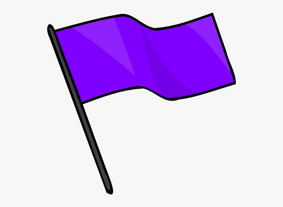 Purple Flag Svg Clip Arts - Pink Flag, Transparent Clipart