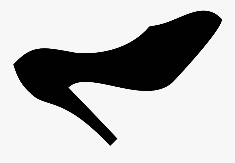 Women`s Shoe Icon, Transparent Clipart