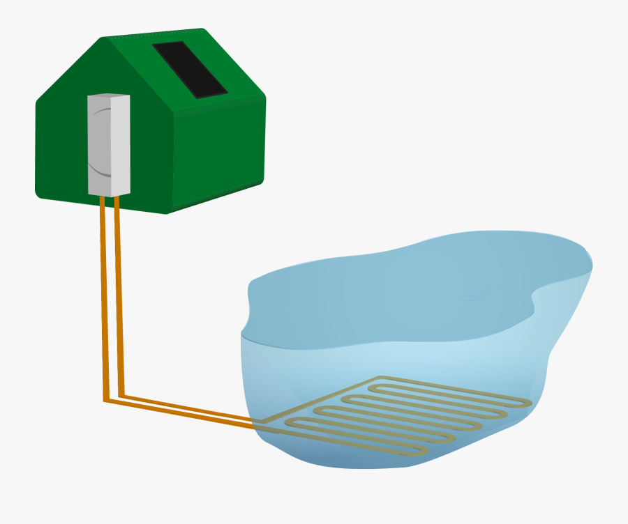 Pump Free Energy The - Air To Water Heat Pump With Pond, Transparent Clipart