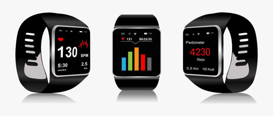 Series Smartwatch Stock Illustration - Smart Watches Clipart, Transparent Clipart