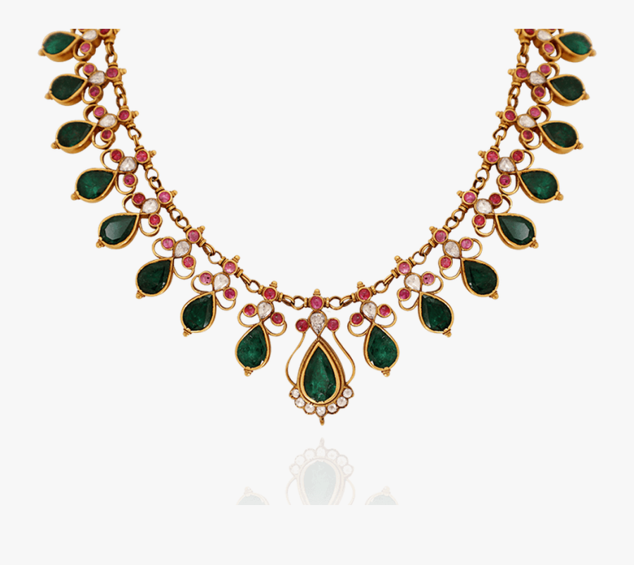 Emerald Gold Jewellery Emerald Ethnic Gold Necklace - Slytherin Yule Ball Gowns, Transparent Clipart