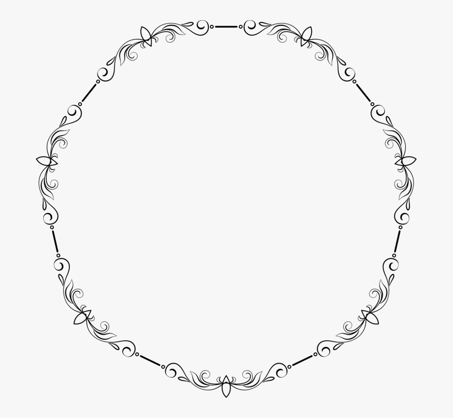 Platinum,chain,jewellery - Circle, Transparent Clipart