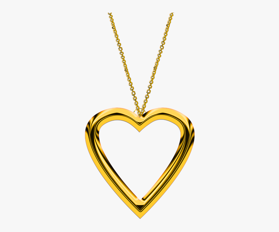 Thug Transparent Golden Chain - Love Locket Png, Transparent Clipart