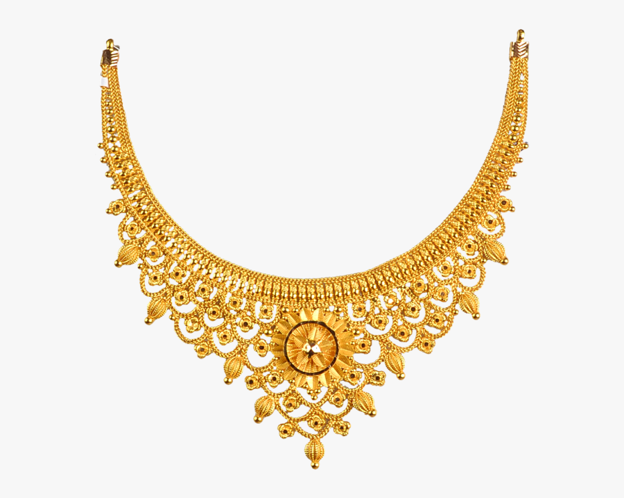 Necklace Design Png Photos - Gold Necklace With Price And Weight, Transparent Clipart