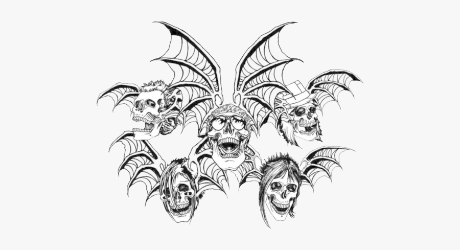 Avenged Sevenfold Live In The Lbc & Diamonds In The - Avenged Sevenfold Deathbats, Transparent Clipart