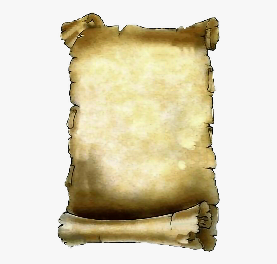 #scrolls #scroll #paper #papyrus #old #vintage #remixme - Old Scroll Paper Png, Transparent Clipart