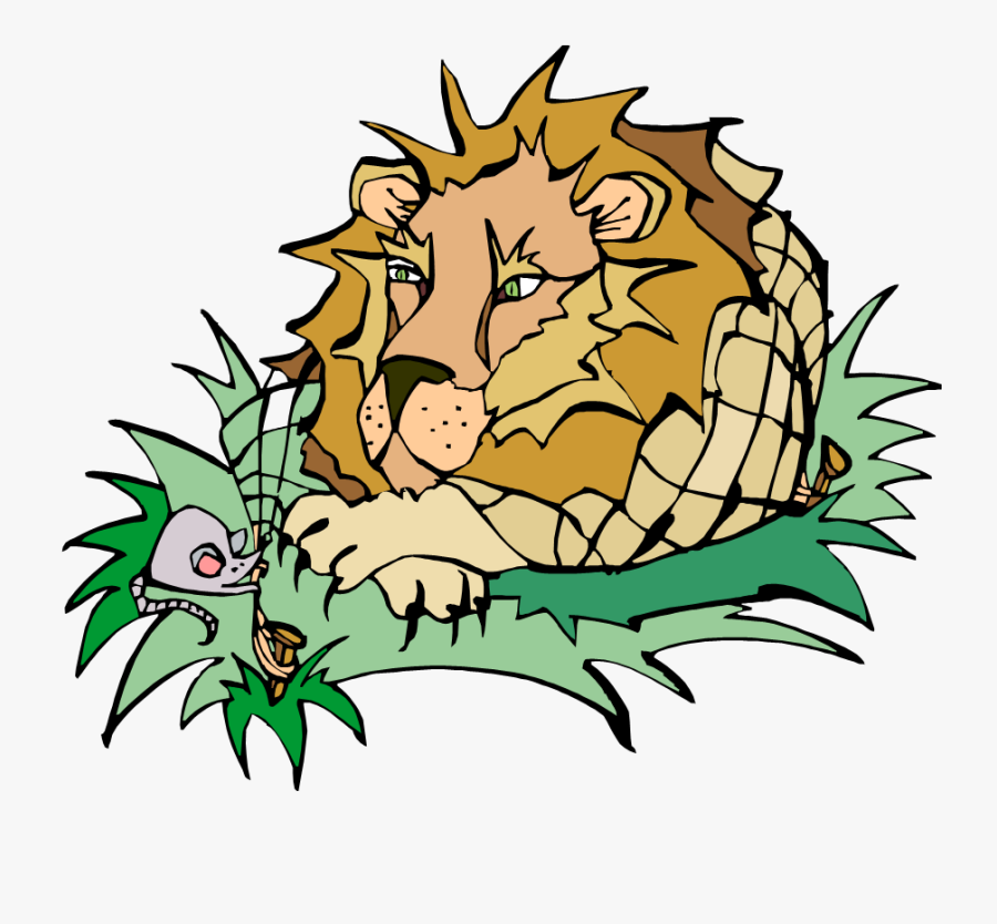 Lion And The Mouse Clipart , Png Download - Lion And The Mouse Clipart, Transparent Clipart